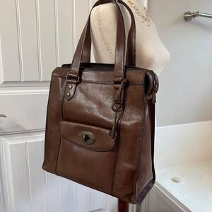 Fossil Vintage Revival Leather Tote ZB5420